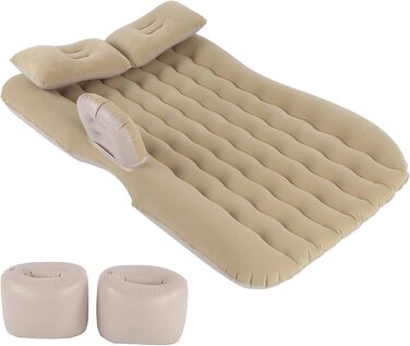 Надувний матрац для автомобіля, Надувний матрац, Надувне ліжко для заднього сидіння автомобіля, Автомобільний надувний матрац, Зручне ліжко для подорожей, Надувний матрац з подушкою-топ, Матрац, Надувне ліжко для кемпінгу та подорожей на свіжому повітрі