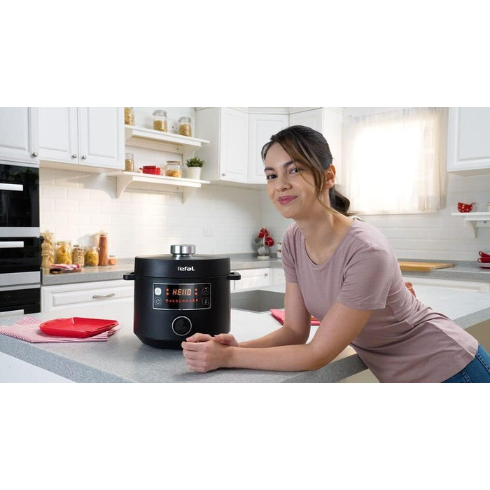 Мультиварка Tefal CY7548 Turbo Cuisine, 1000, пластик, 5 літрів, чорний Мультиварка Tefal CY7548 Turbo Cuisine - 5 л