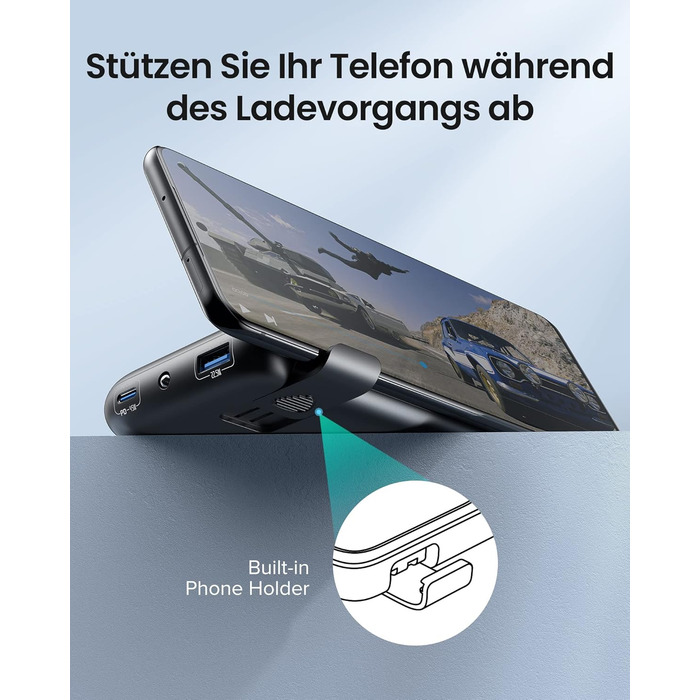 Вт швидка зарядка світлодіодний дисплей 15000mAh портативний зарядний пристрій PD3.0 QC4.0, 3A виходи факел мобільний телефон акум