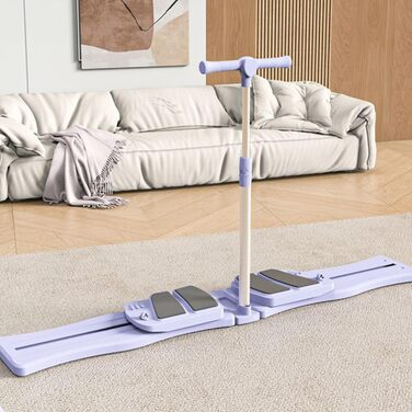 Набір для пілатесу Reformer Тренажер для м&39язів живота - Складаний пристрій для тренування м&39язів живота та вправ для кора для жінок та чоловіків, фіолетовий