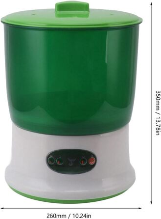 Машина для паростків ДАУЗ, виробник паростків квасолі, 8 Вт, автоматична притискна пластина великої ємності для маринованих овочів (вилка ЄС 220 В)