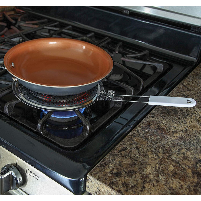 Тепловідвідач, вогнезахисний, 2 шт. и, нержавіюча сталь, для електричних і газових плит