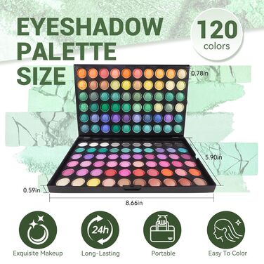 Палітра тіней BrilliantDay (120 кольорів)