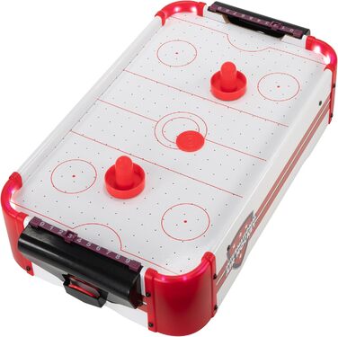Міні-настільна гра Nexos Trading Air Hockey зі світлодіодним освітленням та вентилятором 55 x 31 x 9,5 см