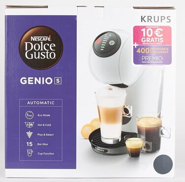 Антрацит Кавоварка капсульна автоматична NESCAF DOLCE GUSTO GENIO S by KRUPS антрацит Кавоварка капсульна KP243B антрацит