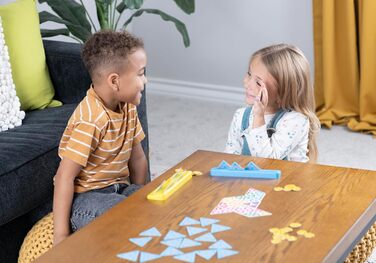 Настільні ігри від 4 років - Настільні ігри для 2-4 гравців - Гра в доміно, сімейна гра для дітей із середньою тривалістю 20 хвили