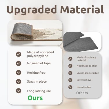 Килимки для сходів PADOOR для внутрішніх дерев&39яних сходів, що миються, багаторазові, самоклеючі, для дітей та собак, 20,3 x 76,2 см, коричневі, 15 шт.