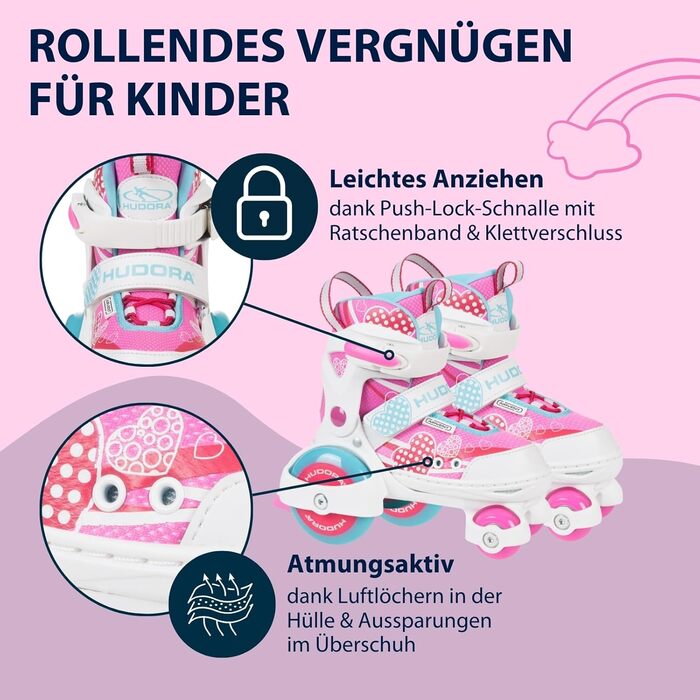 Роликові ковзани My First Quad в різних розмірах та кольорах розміри та кольори - високоякісні роликові ковзани для дітей до 20 кг