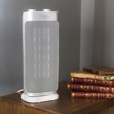 Керамічний обігрівач Cecotec ReadyWarm 6250 Ceramic Sky Style 2000 Вт, гаряче та холодне повітря, 3 режими, термостат, осциляція 90, датчик нахилу, захист від перегріву, для приміщень до 25 м