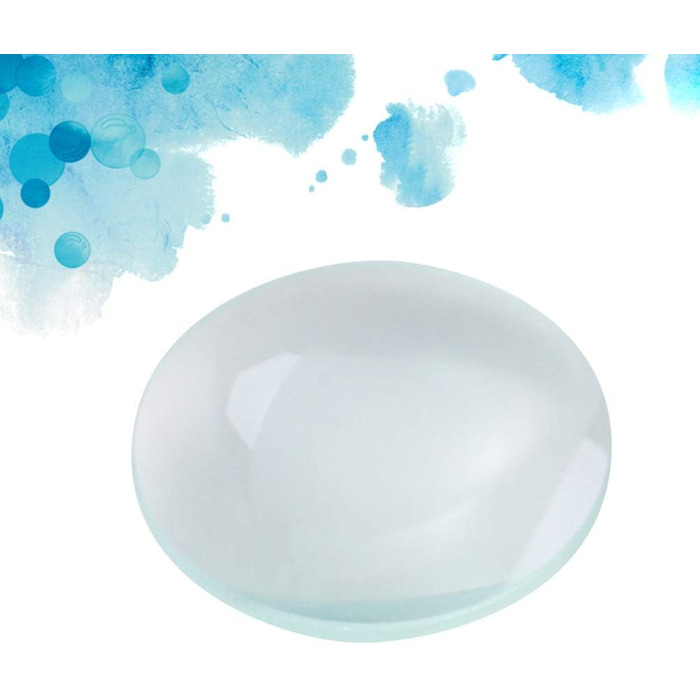 Подвійні опуклі лінзи UKCOCO Подвійні опуклі лінзи Подвійні опуклі дзеркала Один бульбашковий скляний ефект egfect дзеркальна плівка Телескоп Опукла лінза 50 мм опуклий скляний купол Комплект збільшувального скла Френеля студент