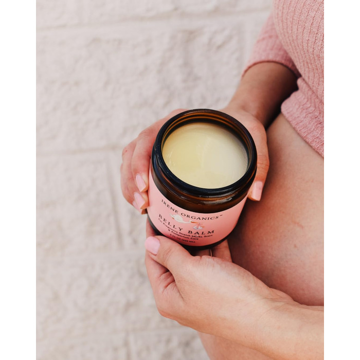 Від Irene Organics - Бальзам для живота проти розтяжок для вагітних і після пологів, 113 г