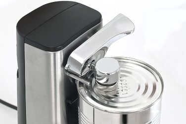 Мультивідкривач CASO D10 з високоякісним корпусом з нержавіючої сталі, універсальне використання в якості відкривачки для пляшок, точилки для ножів, консервного ножа, в т.ч. практичного втягування кабелю, магнітного тримача кришки, потужного двигуна