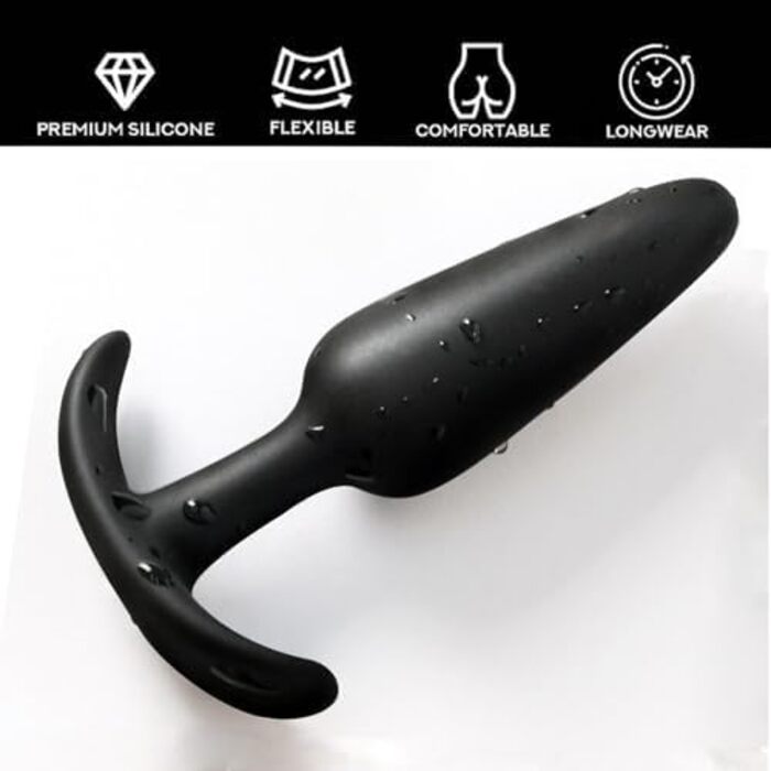 Набір анальних пробок Keyoung, силікон, різні розміри, 3 шт.