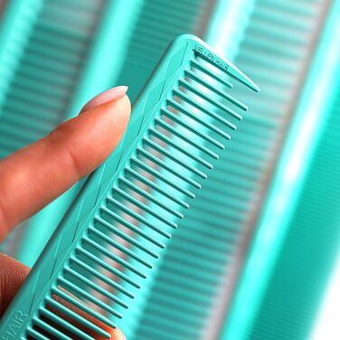 Набір професійних гребінців для стрижки Vellen Hair, 5 шт., м’ятний колір