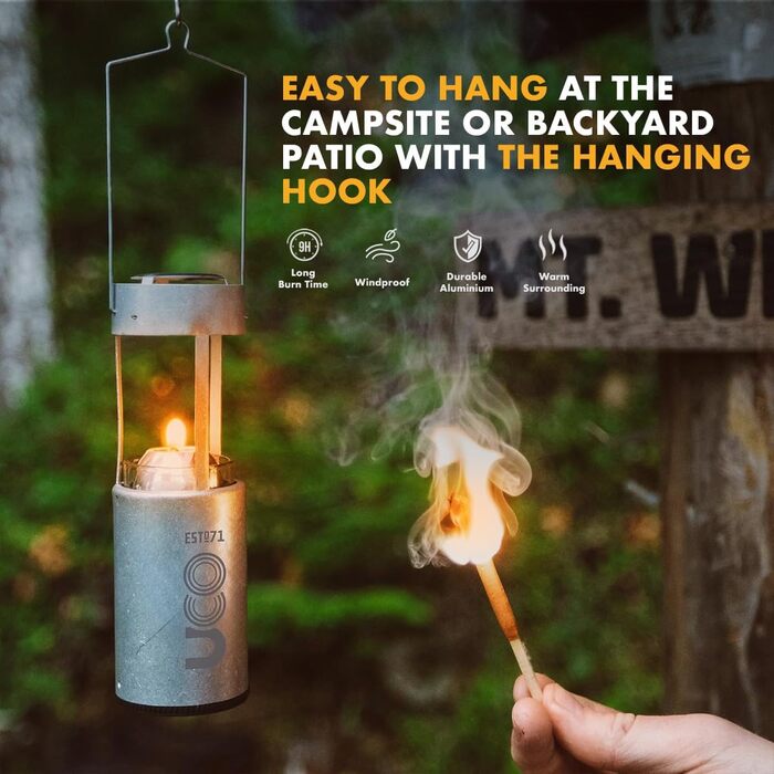 Оригінальний ліхтар-свічка, алюміній, 16,5 см