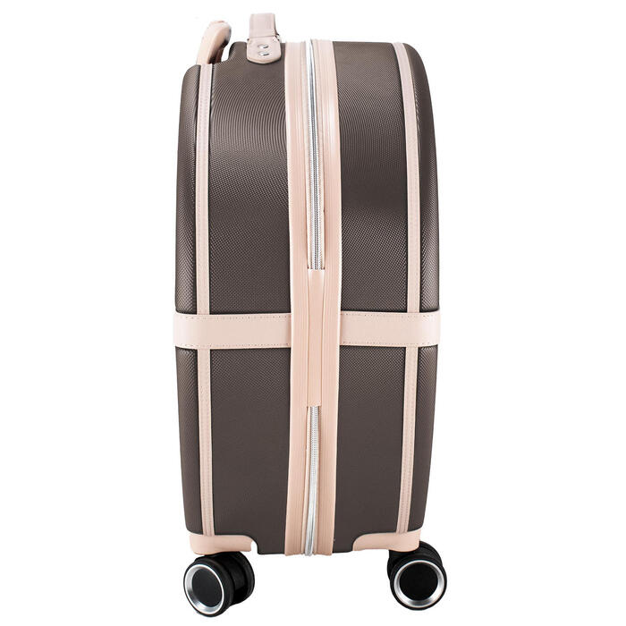 Валіза Semi Line 24' (M) Brown/Pink Cream (T5673-3)