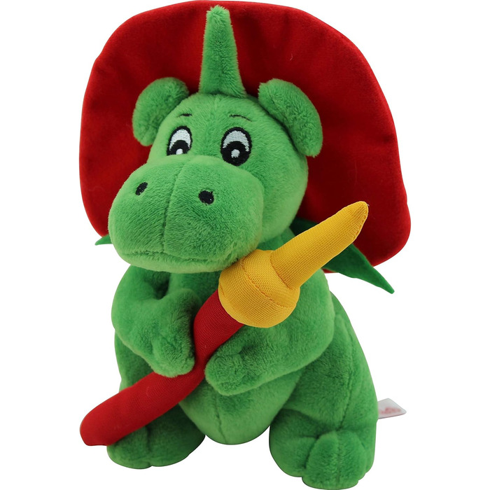 М'яка іграшка Sweety Toys 11025 Драко XL Грізу 20 см з пожежним рукавом, 20 см