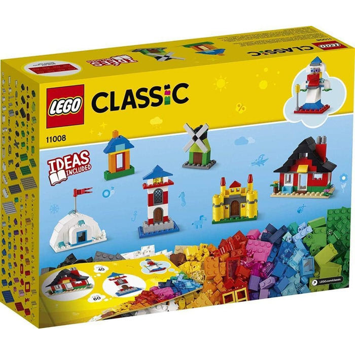 Конструктор LEGO Classic 11008, Кольорові будинки, 270 деталей