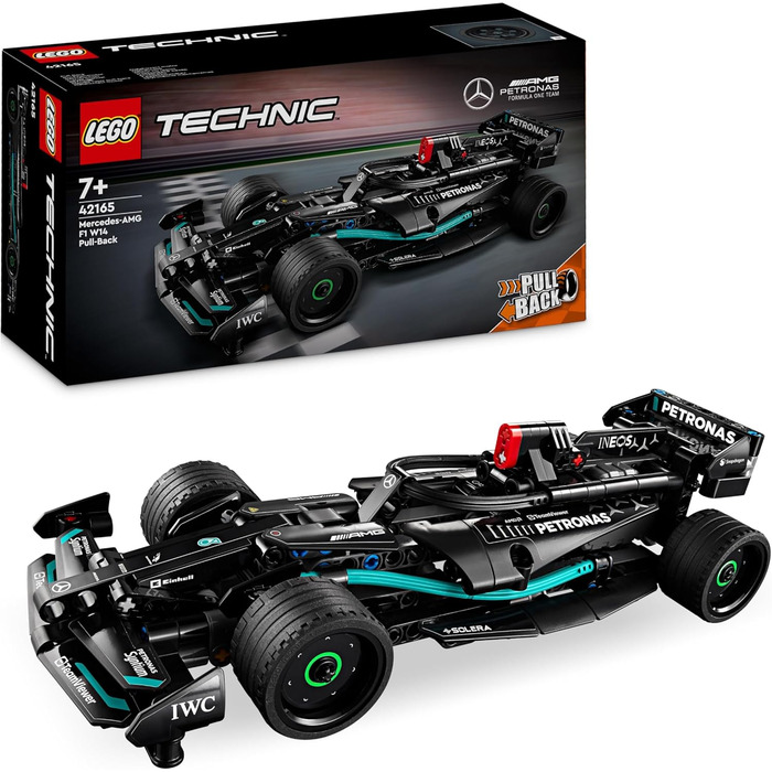 Конструктор LEGO Technic Mercedes-AMG F1 W14 E Performance Race Car Toy 42165, 240 деталей, гоночний болід