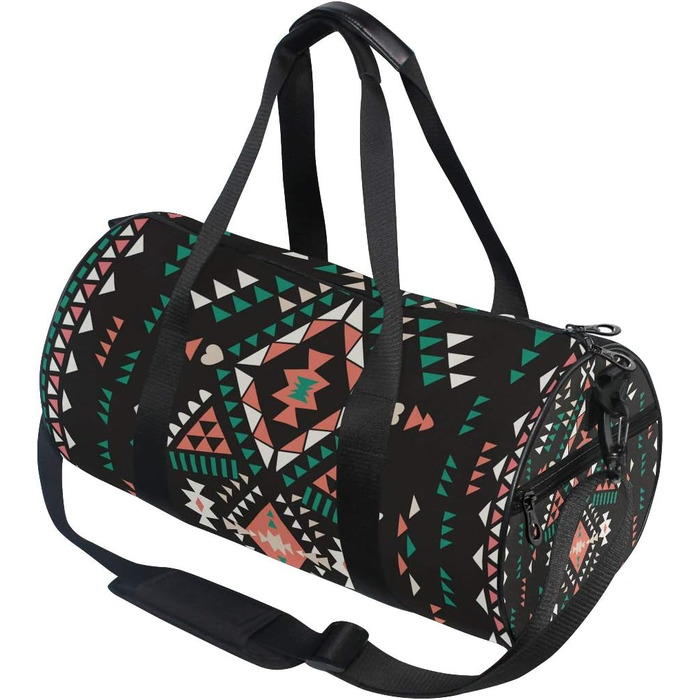 Спортивна сумка з вінтажним етнічним принтом, з міцної тканини, дорожня сумка, сумка на вихідні, сумка для чоловіків та жінок, для спорту та подорожей