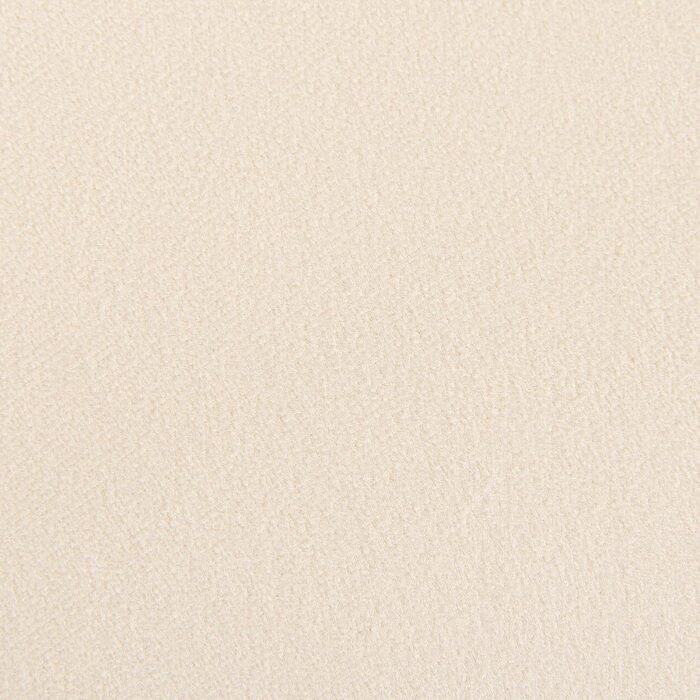 Пуф Beliani, оксамитовий, бежевий, круглий, Ø 39 см, золотий обідок, нержавіюча сталь, трирівневий градієнт кольорів, Louin