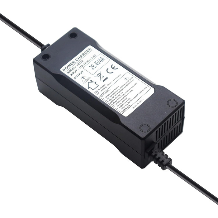 Зарядний кабель для блоку живлення Abakoo 117 Вт, як HP1202L2, для велосипедних акумуляторів 24 В