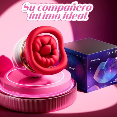 Вібратор AAVIBE 5 в 1, вакуум, язичок, підігрів, 10 режимів