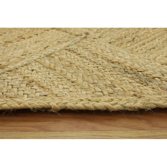 Великий килим кілім 25,4 x 35,6 см, бежевий, тканий джутовий килим, для приміщень і вулиць, килим плоского плетіння, зона з високо