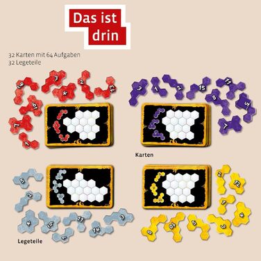 КОСМОС 712686 Убонго extrem, Відома гра в розкладання плитки як додаткова хитра гра для 1-4 осіб, від 7 років, сімейна гра, настіл