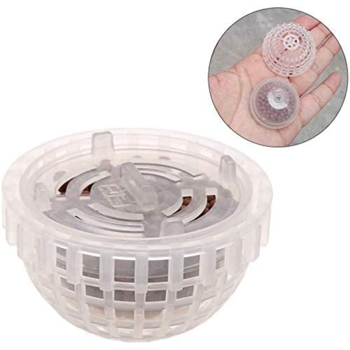 ProLeo Plastic Aquarium Moss Ball, Aquarium Transparent Landscaping Plants Holding Floating Moss Ball for Aquarium Decoration, ProLeo Plastic Aquarium Moss Ball, Aquarium Transparent Landscaping Plants Holding Floating Moss Ball for Aquarium Decoration