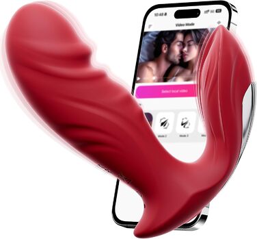 Вібратор-фалоімітатор у формі метелика, секс-іграшка - вібрація для жінок, портативний додаток з 9 режимами вібрації, секс-іграшка для жінок, вібратори, стимулятор клітора для неї, секс-іграшка для пар та соло