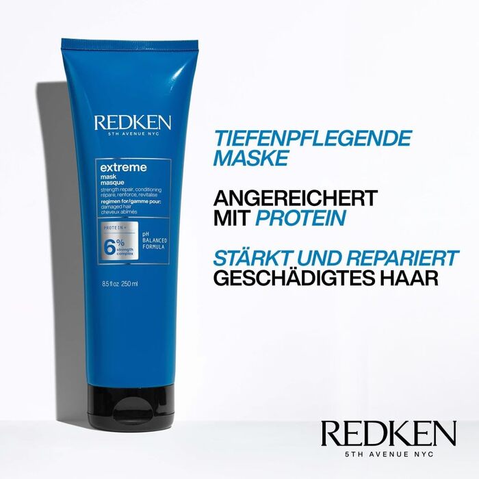 Маска Redken Extreme для відновлення пошкодженого волосся, 250 мл