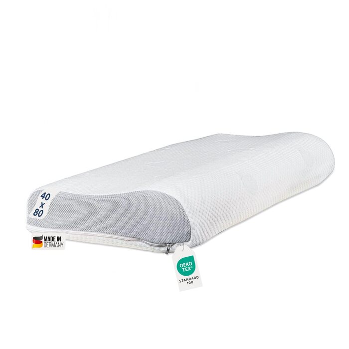 Оригінальна подушка для підтримки шийного відділу хребта Dormabell, БЕЗКОШТОВНИЙ футляр для перенесення в комплекті, швидка БЕЗКОШТОВНА доставка навіть без PRIME, доступні різні моделі (NB 2)