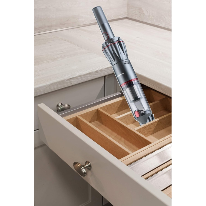 Ручний пилосос, ПП, нержавіюча сталь, антрацит, 28178