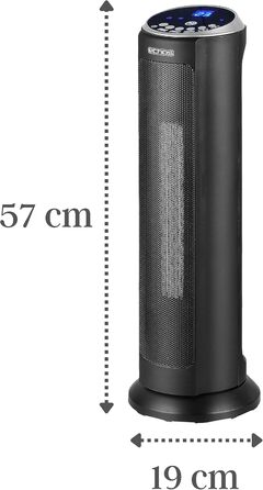 Енергозберігаючий керамічний вентилятор-обігрівач 12-годинний таймер Коливальний Дистанційне керування 3 налаштування охолодження, 1000, 2000 Вт Електричний обігрівач Нагрівальний пристрій Індикатор температури Електричний обігрівач Міні-обігрівач