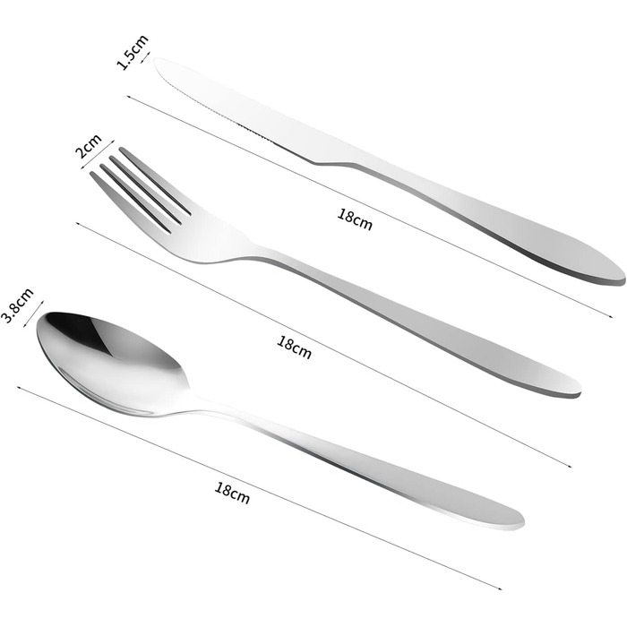 Набір столових приборів для кемпінгу, посуд з нержавіючої сталі для 1-2 осіб, кемпінговий посуд, мірний набір, повний набір столових приборів 12-в-1 з сітчастою сумкою для кемпінгу, походів, піших прогулянок