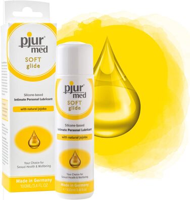 Лубрикант Med Soft Glide на основі силікону, з натуральною олією жожоба, 100 мл