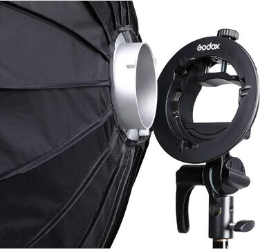 Адаптер Godox S2 для роз'єму Bowens з Softbox SB8080