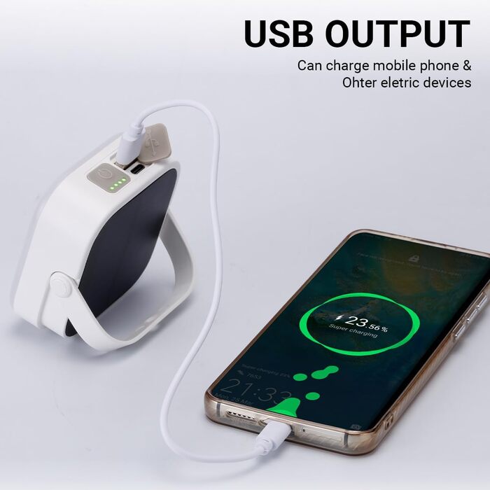 Комплект 4000LM світлодіодні акумуляторні кемпінгові ліхтарі, сонячні кемпінгові ліхтарі з карабіном, водонепроникний наметовий ліхтар для підвішування з 4 режимами для використання на свіжому повітрі, читання, походів, використання в надзвичайних ситуаці