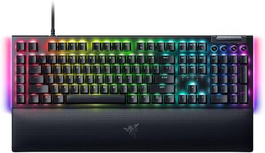 Механічна ігрова клавіатура з Razer Chroma RGB (механічні зелені перемикачі Razer, 6 виділених макроклавіш, накладки Doubleshot AB
