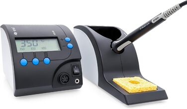 Цифрова паяльна станція потужністю 80 Вт з регульованою температурою 150 - 450 C, включаючи паяльний наконечник 2,2 мм долотоподіб