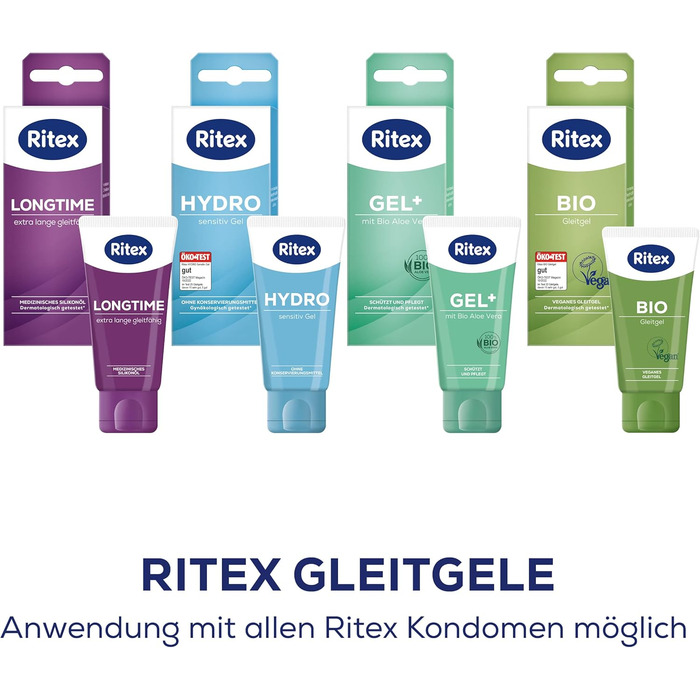 Силіконове масажне та лубрикантне масло Ritex Longtime, 100 мл
