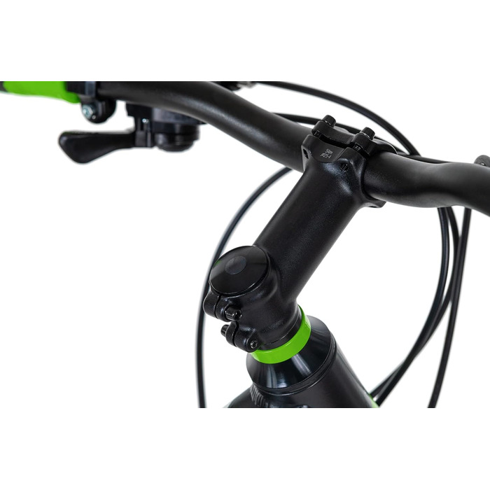 Гірський велосипед KS Cycling Hardtail 27.5&39&39 Morzine 27.5 дюймів, 53 см чорно-зелений