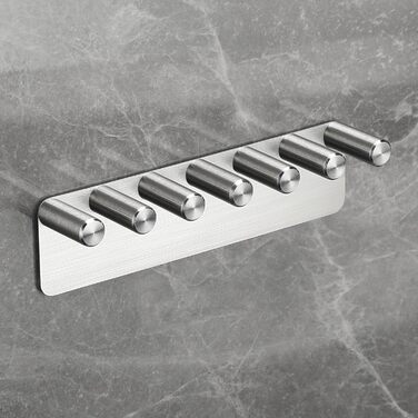 Електрична зубна щітка тримач голівки з нержавіючої сталі прикріплюється щіткотримач для 6 електричних головок щітки для ванної кі