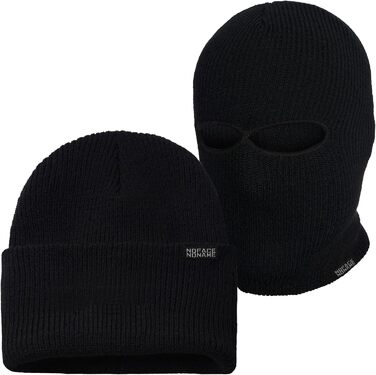 Балаклава та шапка PGWEAR Troublemaker 2 в 1 Чорний Білий Червоний Синій Жовтий Зелений Рожевий Сірий Оливковий Камуфляж Балаклава Маска Шапка Ультрас Лижні Хулігани Один розмір Чорний