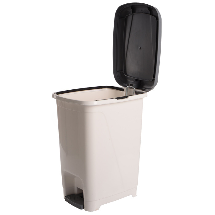 Корзина д/сміття VIOLET HOUSE 0156 White з педал. 8 л (0156 White 8 л) (7246358)