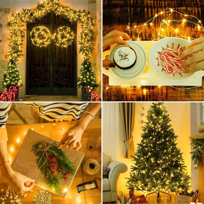 Світлодіодних казкових вогнів акумулятор з таймером, 3M 30 світлодіодних мідних дротяних казкових вогнів в приміщенні, казкові вог