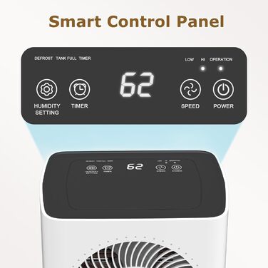 Осушувач повітря COLAZE 12 л за 24 години, компресорний тип осушення продуктивність автоматичний осушувач повітря для дому підвал