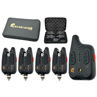 Набір сигналізаторів GLADIATOR RF1118 4+1 Black з пейджером