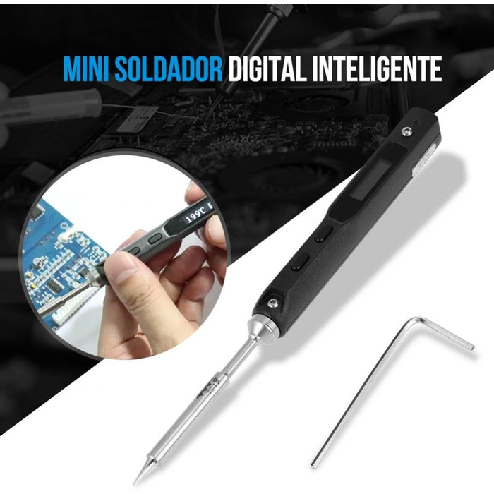 Міні-паяльник TS101 Портативний електричний паяльник з набором DC 12V-24V 65W зварювальний інструмент для електроніки та друковани